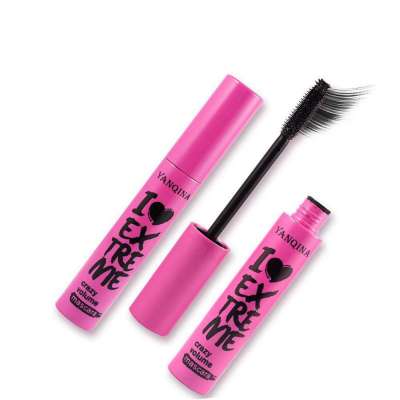 3d Silicone Brush Head Mascara Pink Makeup  Eyelash Extension Mascara