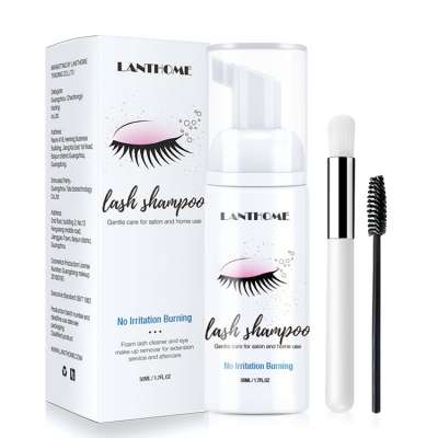 50ml Eye Makeup Remover Daily Care Use Cleaner Foam Lash Extension Shampoo